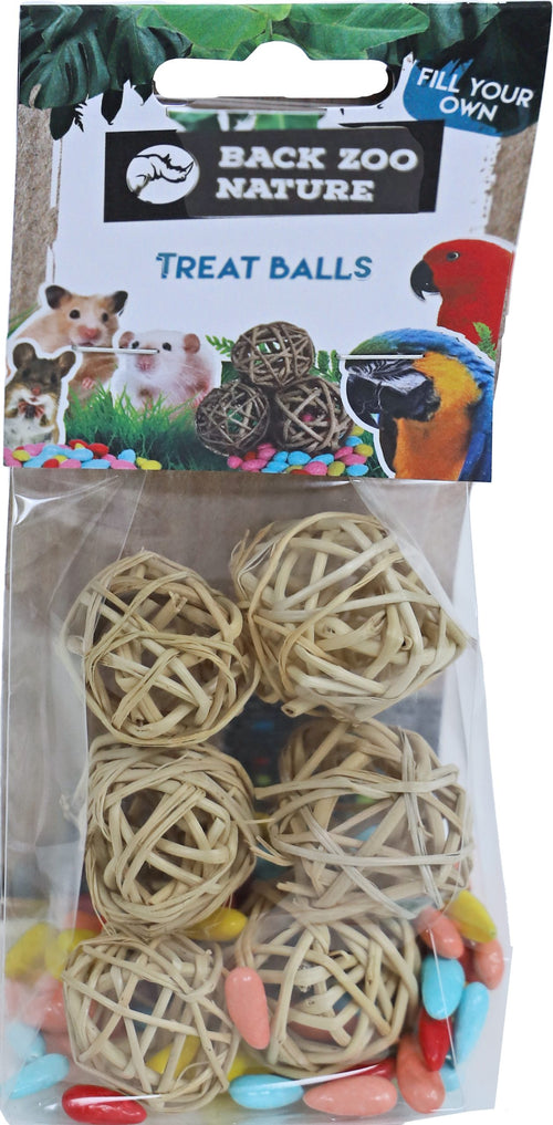 Back Zoo Nature treat balls met sunflower seed, zak a 6 stuks.