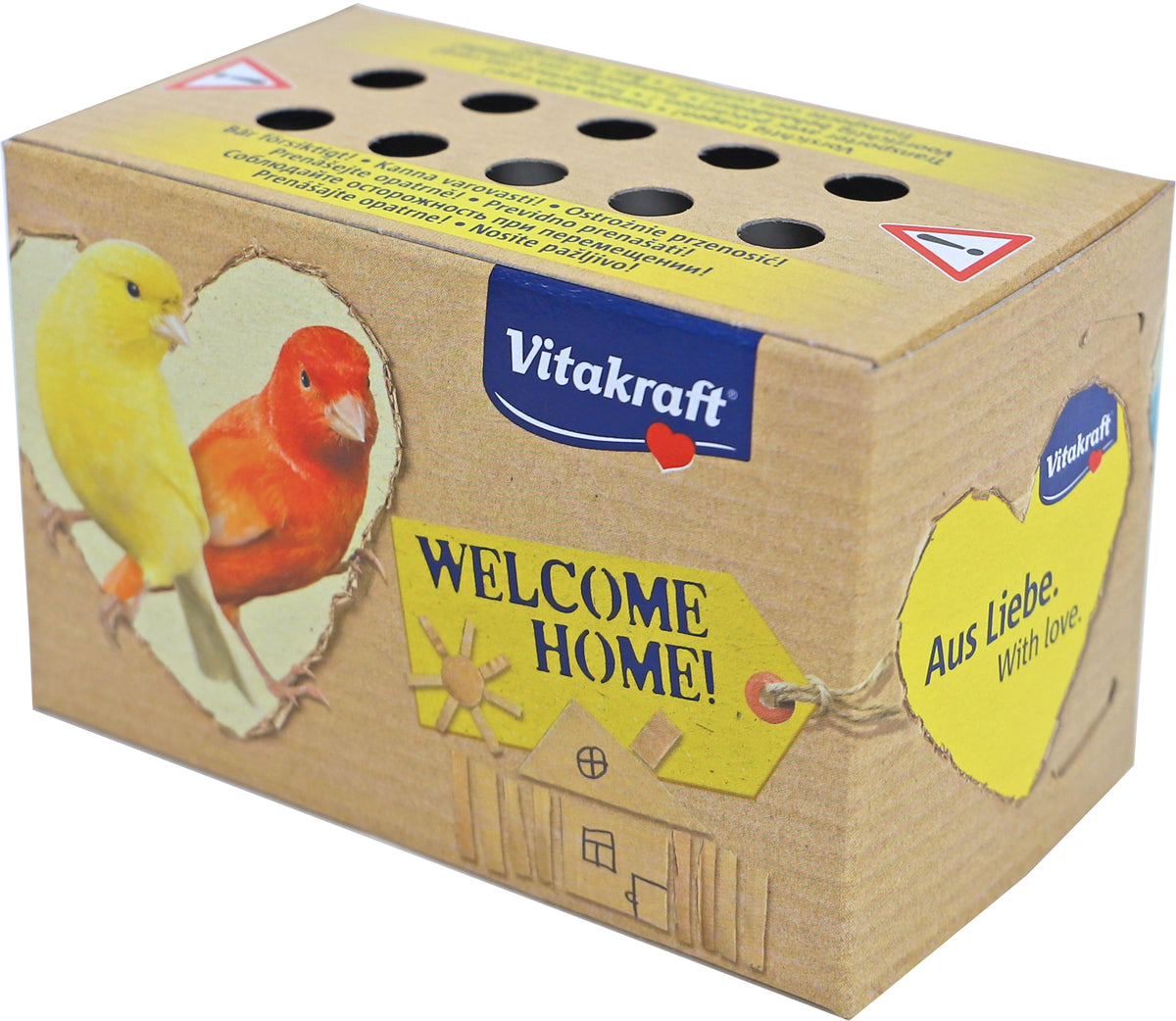 Vitakraft vogel-transportdoos, karton.