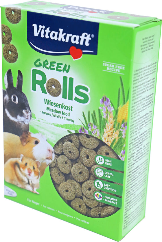 Vitakraft knaagdier Green Rolls, 300 gram.