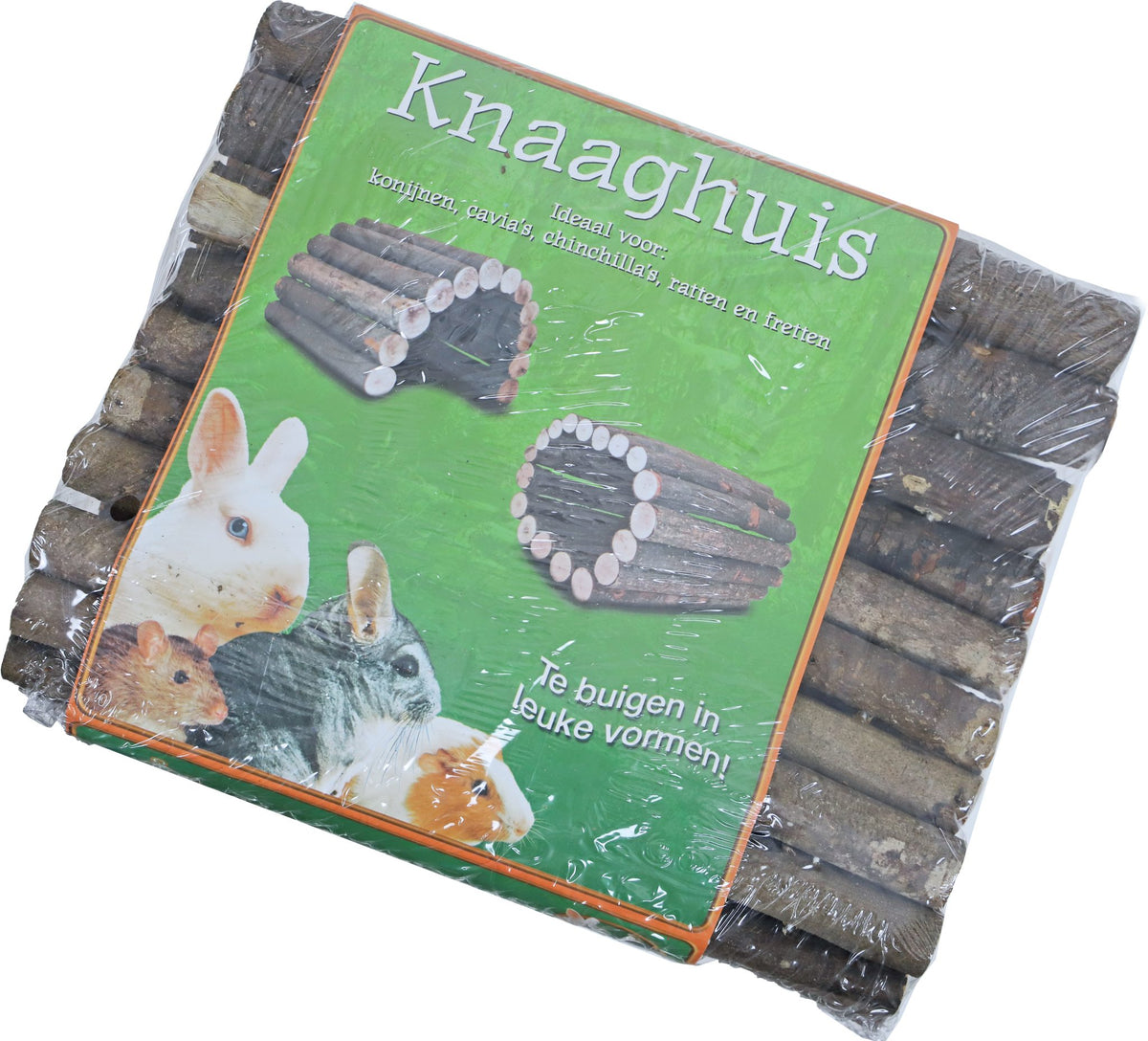 Boon knaagdier knaaghuis hout buigbaar, large.