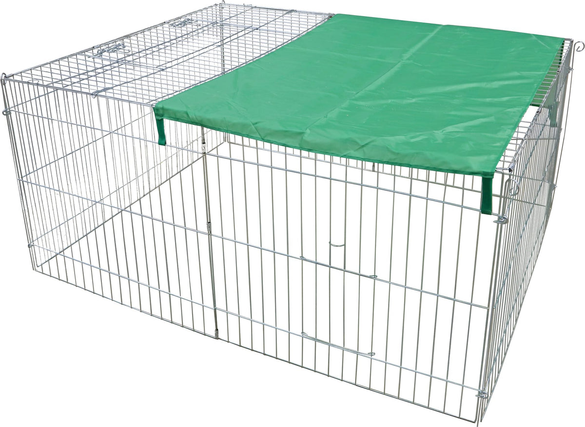 Boon draadren met zonnedoek verzinkt, 144x116x65 cm.