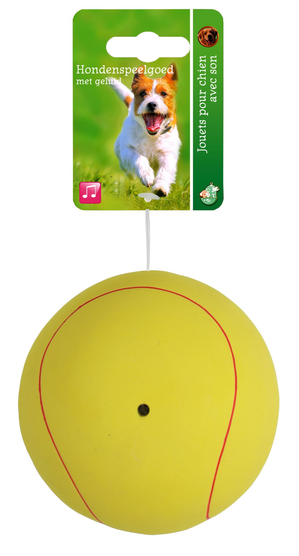Boon hond speelgoed tennisbal latex 10cm
