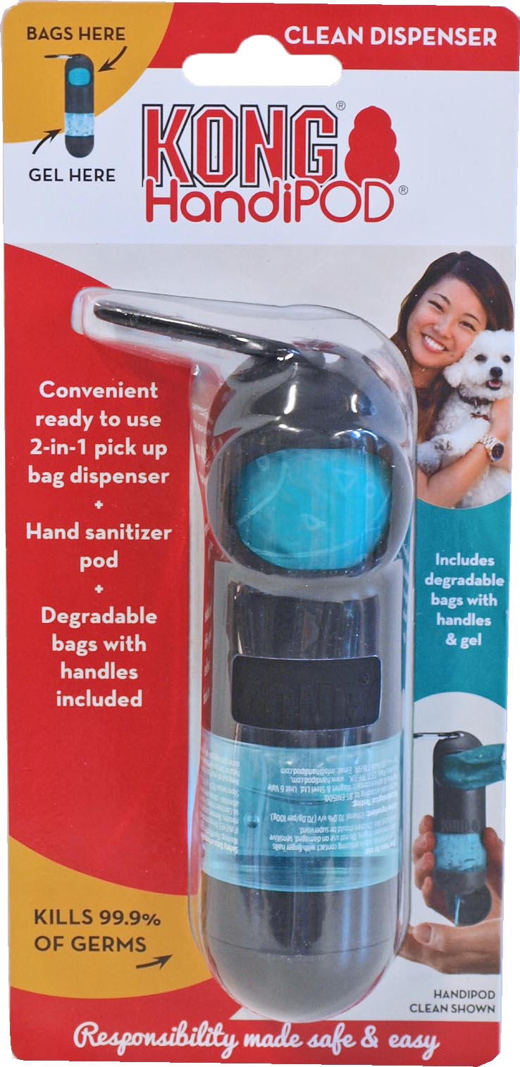 Kong hond Handipod, clean dispenser.