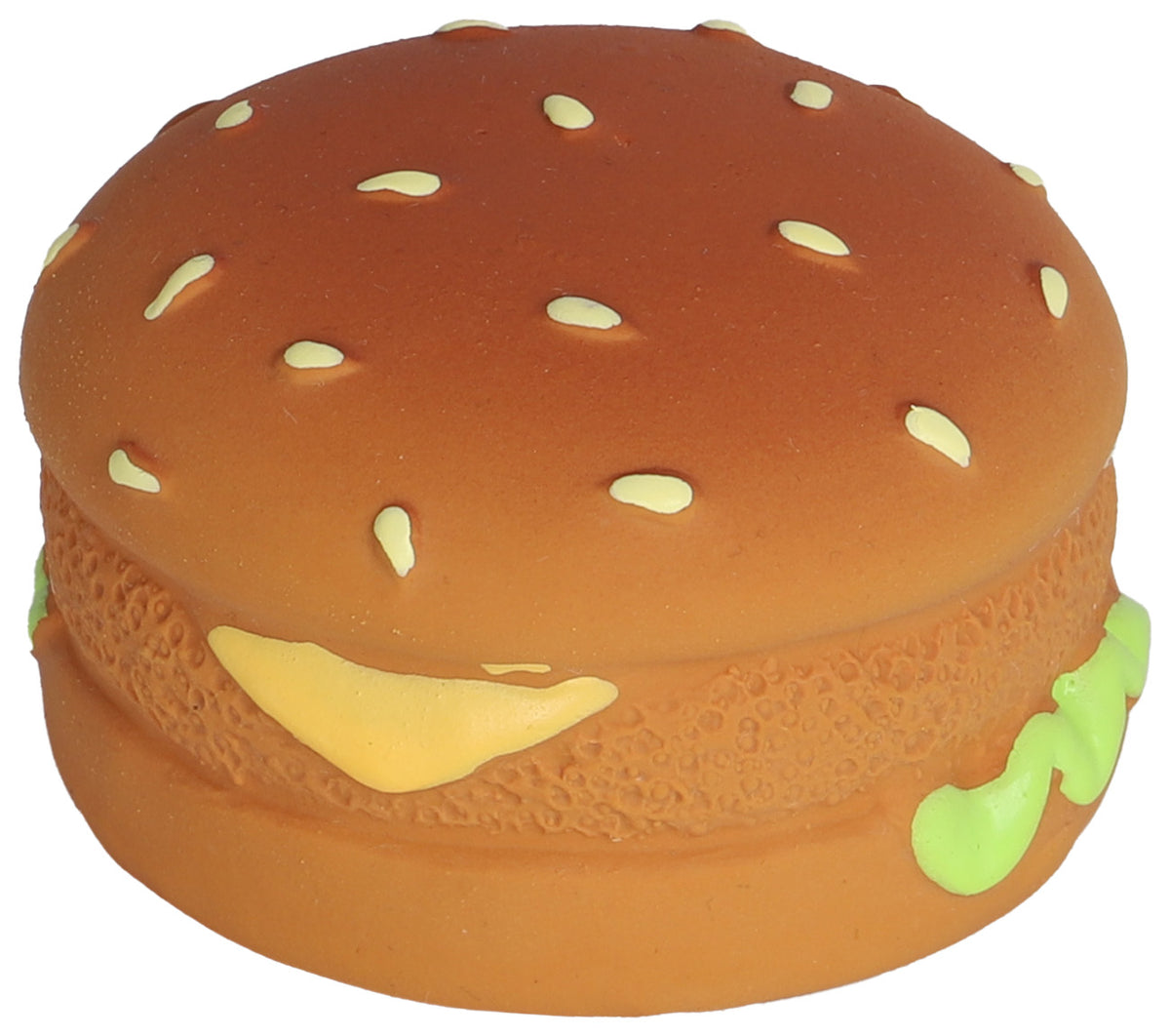 Boon hond speelgoed broodje hamburger latex 6 cm