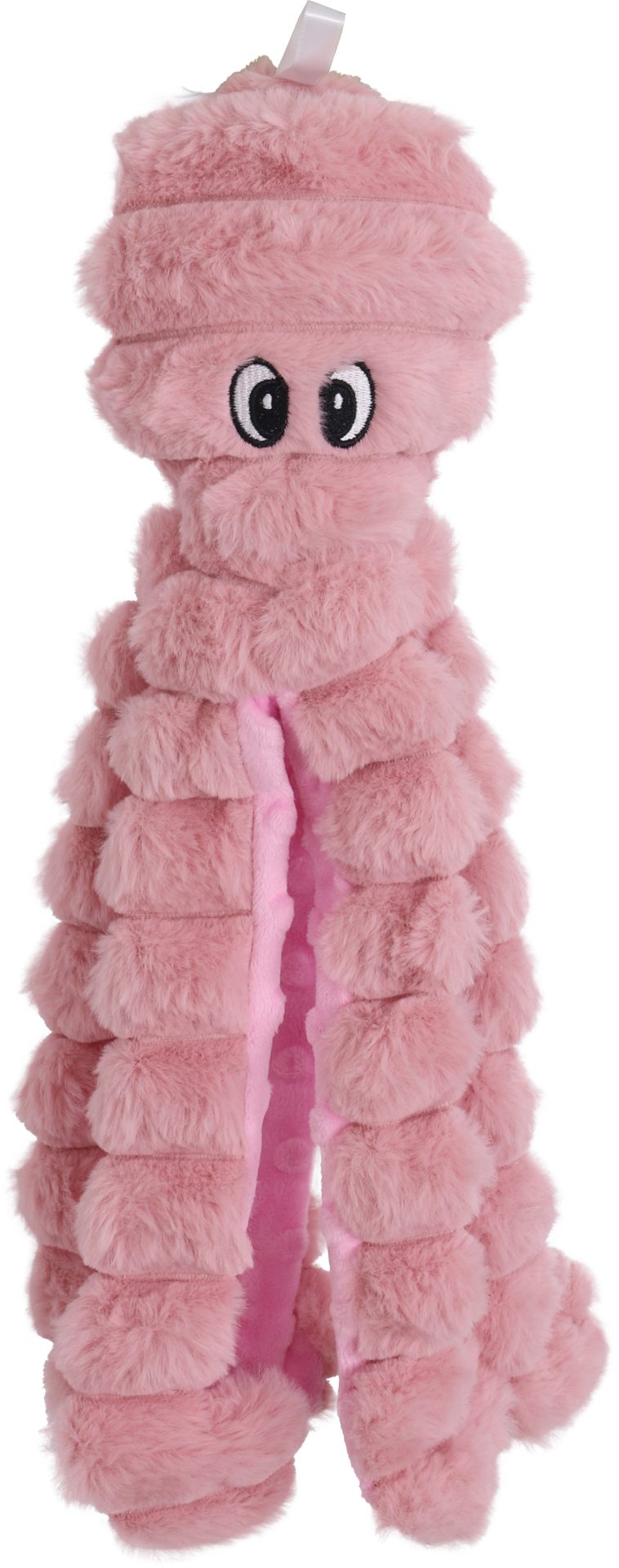 Boon octopus corduroy met piep roze 40cm