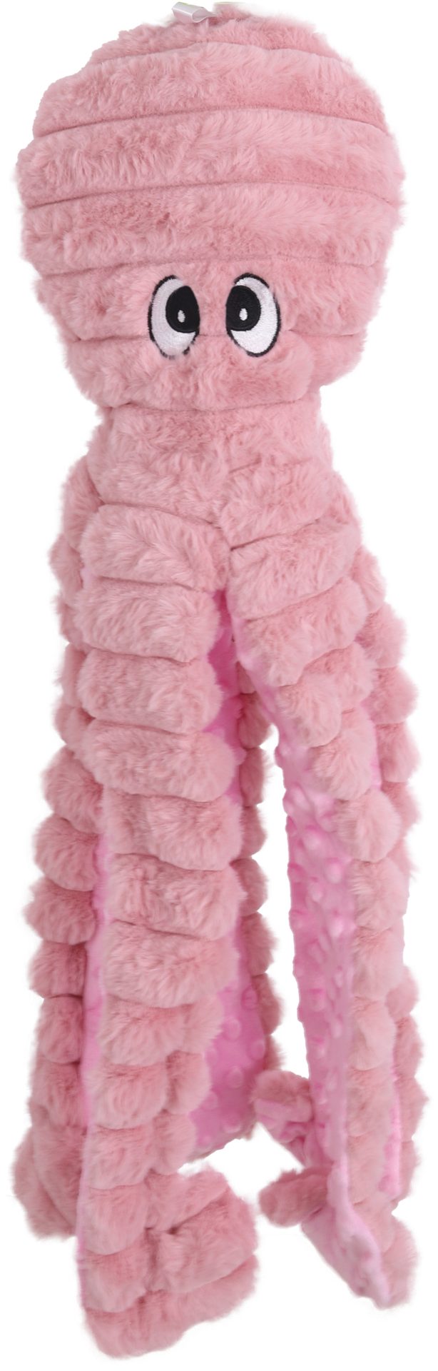 Boon octopus corduroy met piep roze 65cm