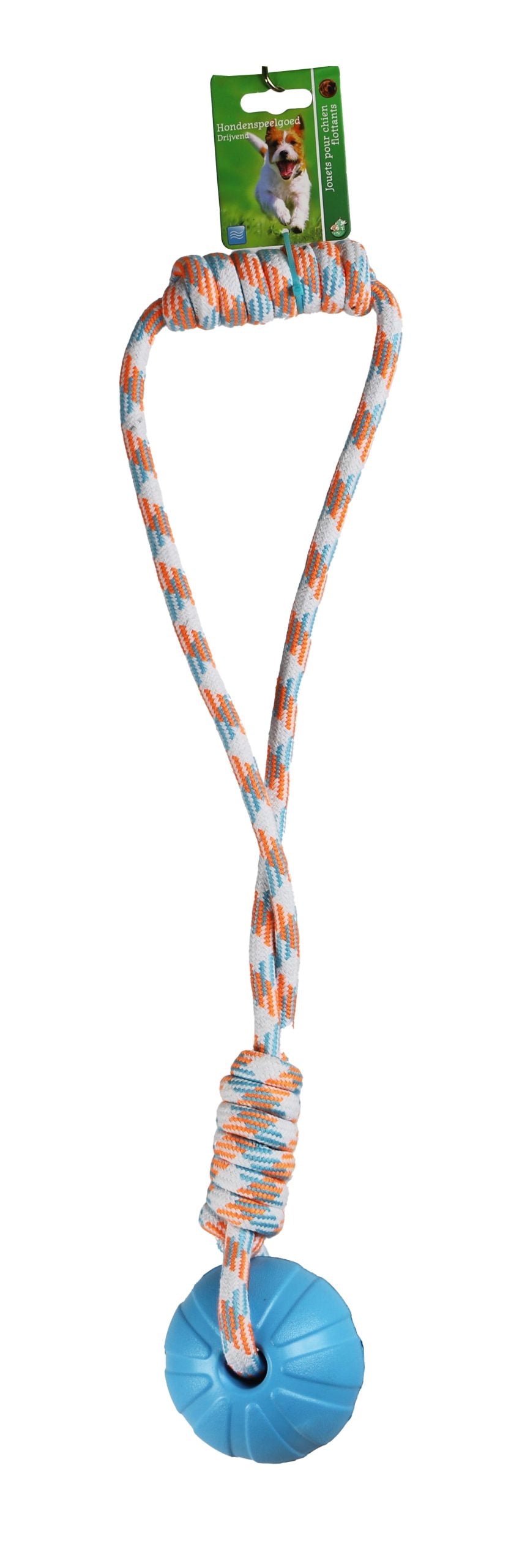 Boon apporteerbal + lus EVA drijvend blauw 45/9cm