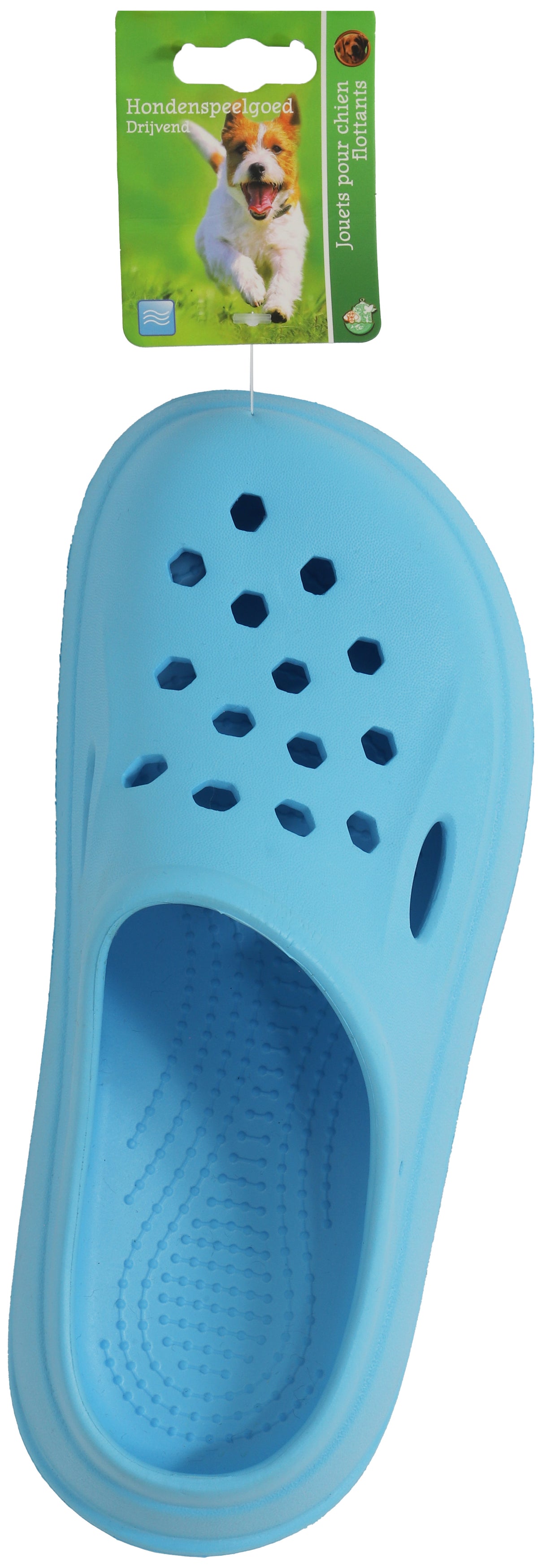 Boon hond speelgoed schoen eva drijvend blauw 27cm