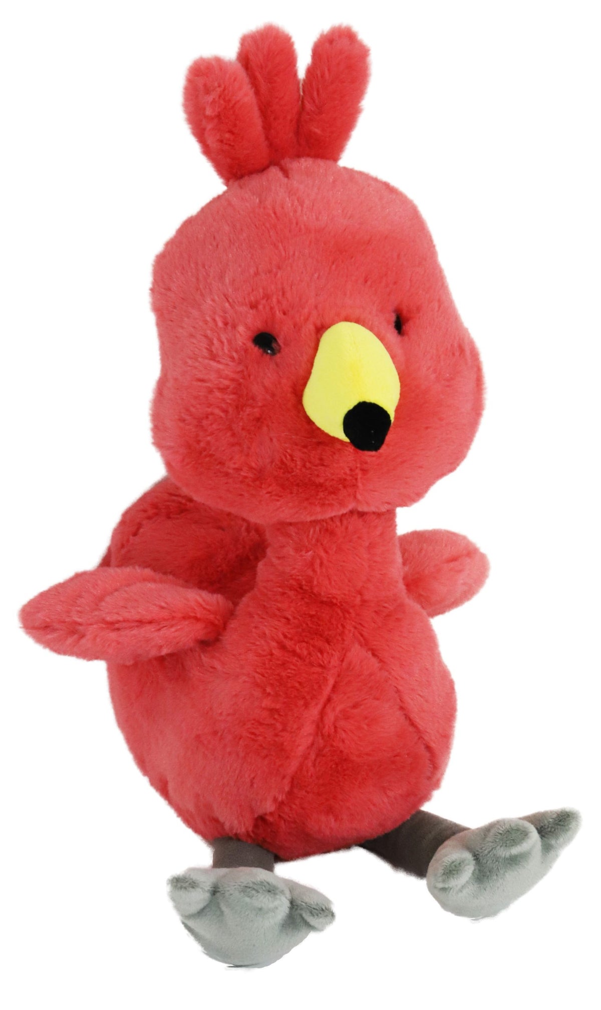 Boon hond speelgoed flamingo pluche roze met piep eco 50cm
