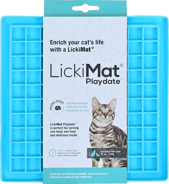Lickimat likmat playdate kat turquoise 20cm