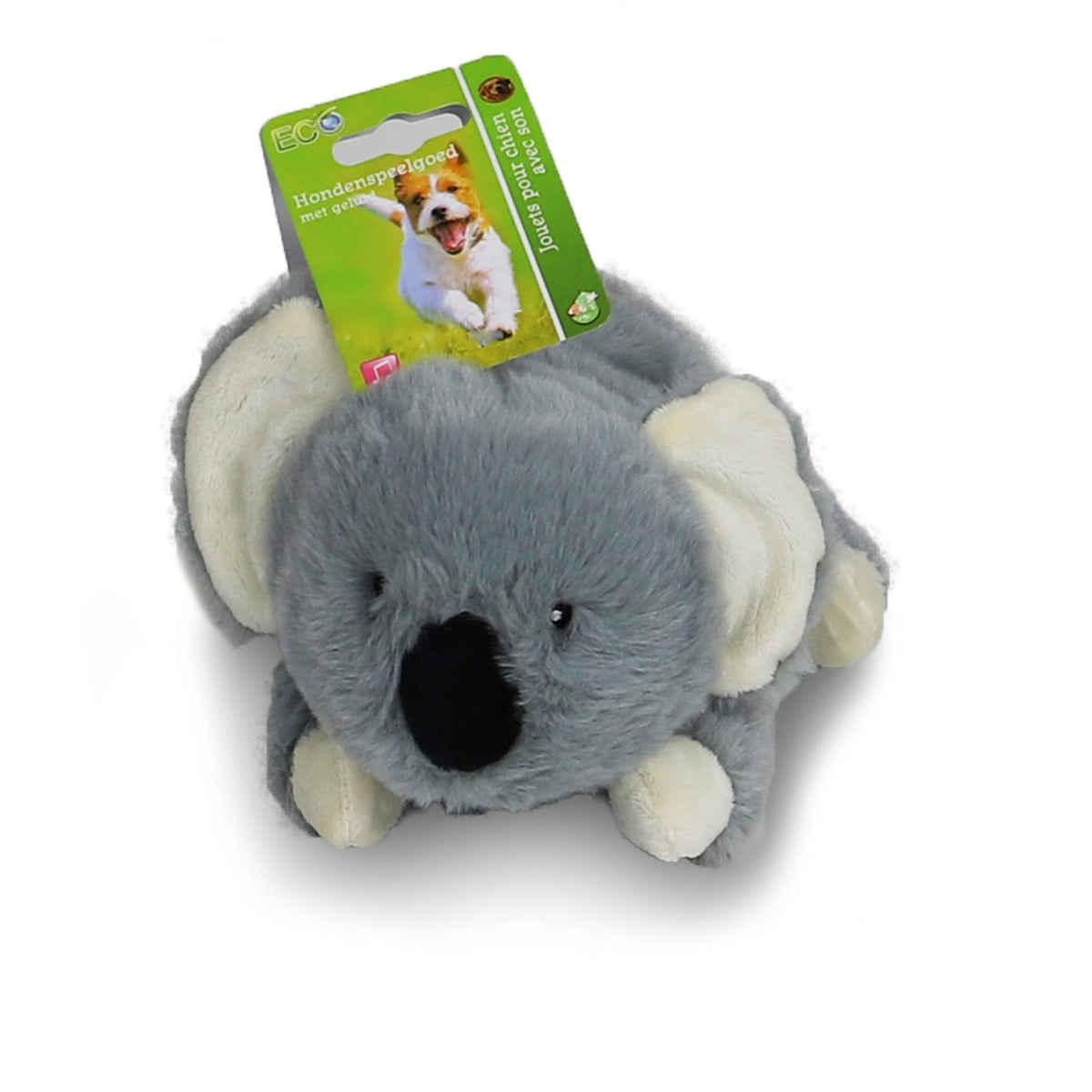Boon hondenspeelgoed koala pluche eco met piep 22 cm