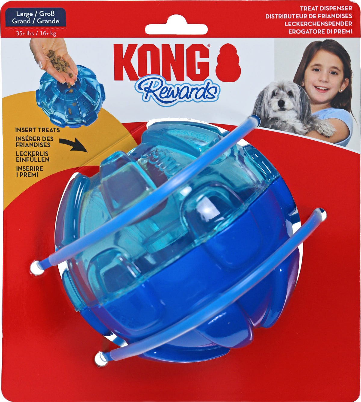 Kong hond Rewards ball, large.