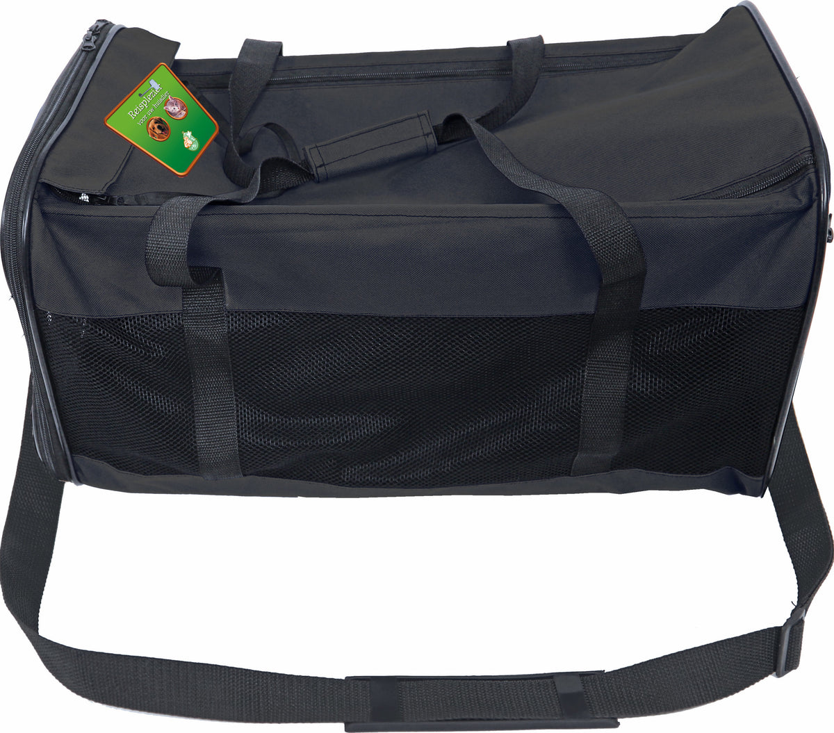 Draagtas nylon met draagband, large 55 cm.