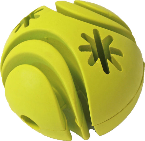 Boon honden speelgoed rubber snackbal 10cm groen