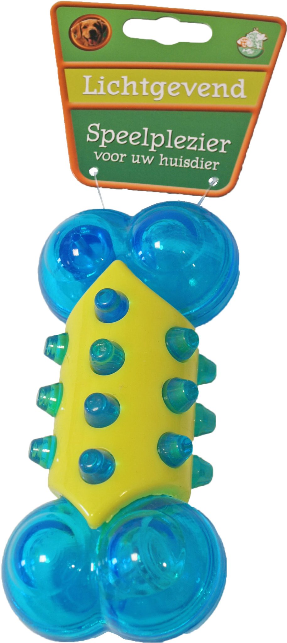 Boon hondenspeelgoed lichtgevende LED, spike bot.