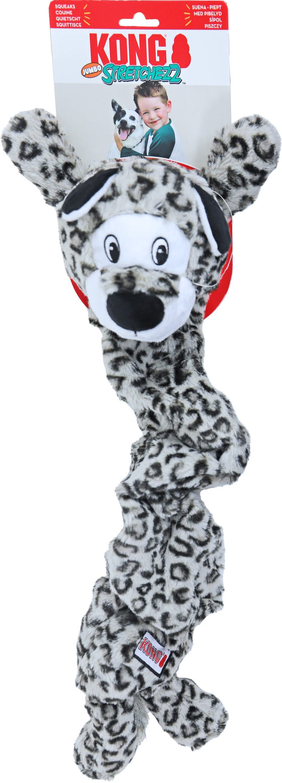 Kong hond Stretchezz jumbo, snow leopard.