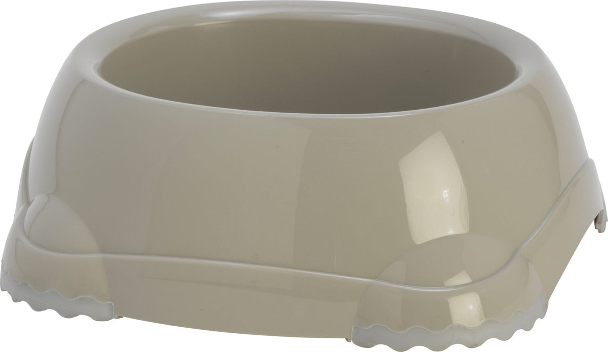 Moderna eetbak Smarty 3 plastic, 19 cm warmgrijs.