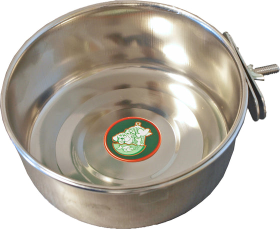 Boon hondenbak RVS met schroefhouder, 15 cm.