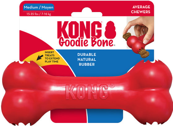 Kong hond goodie bone rood medium