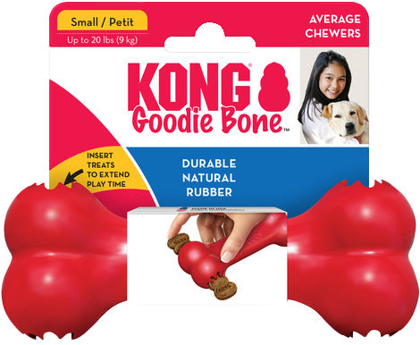 Kong hond goodie bone rood small
