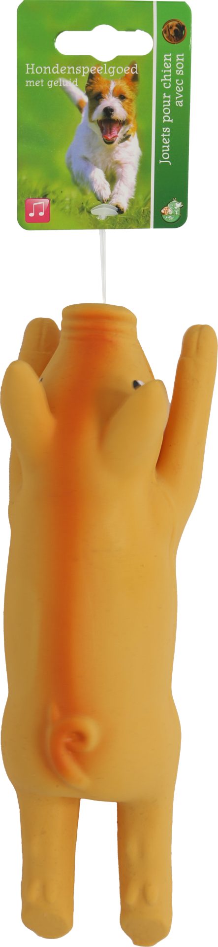 Boon hond speelgoed varken latex met knor 23cm