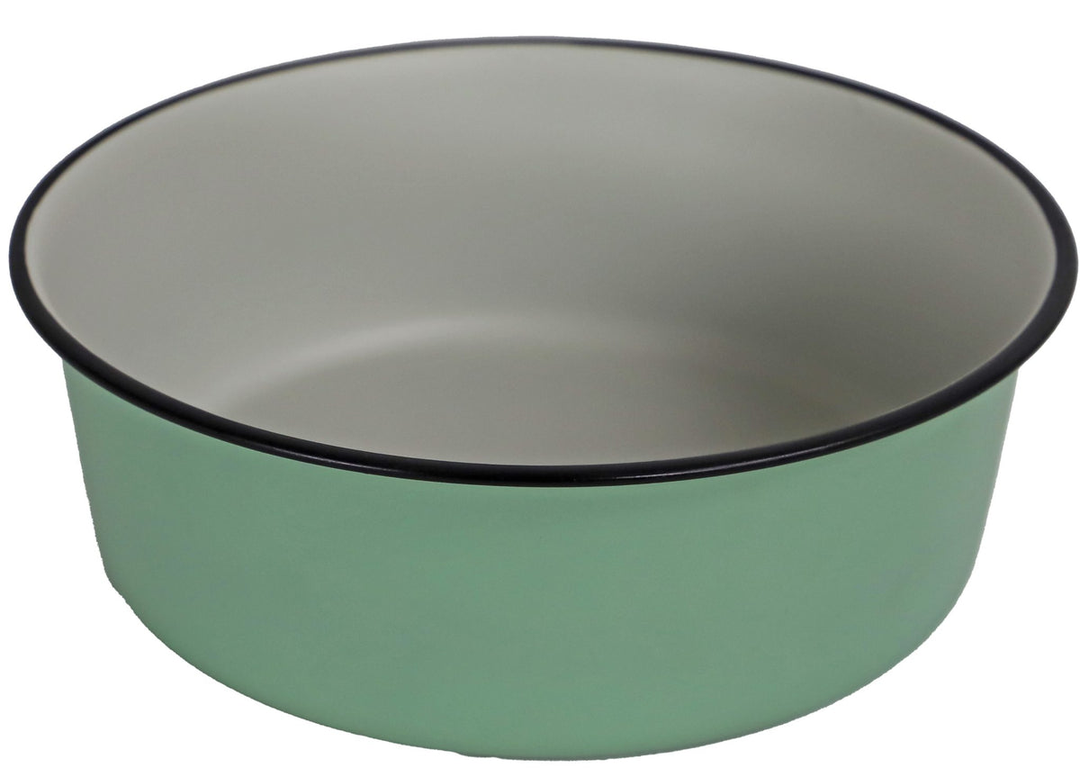Boon eetbak RVS pawprint 20cm/1900ml mintgreen