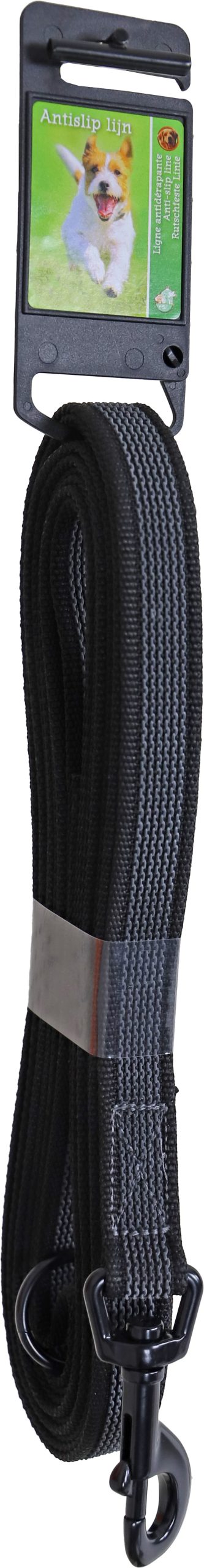 Boon lijn anti slip nylon zwart 20mm/300cm