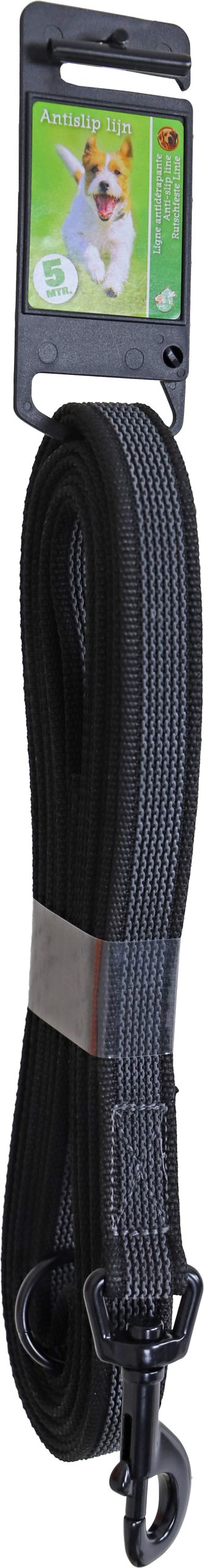 Boon lijn anti slip nylon zwart 20mm/500cm
