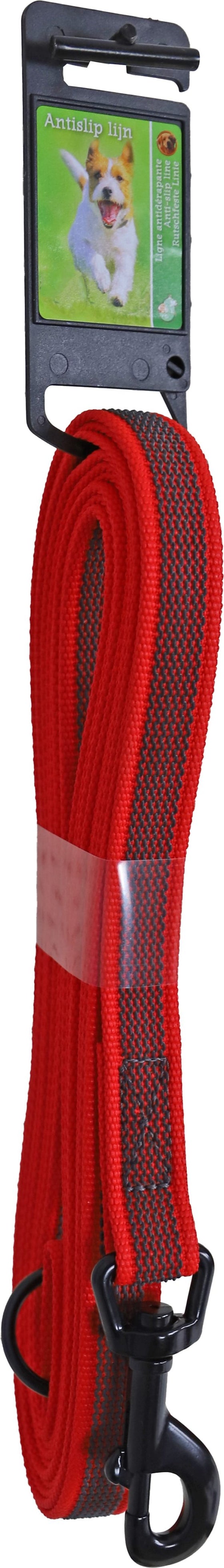 Boon lijn anti slip nylon rood 20mm/180cm