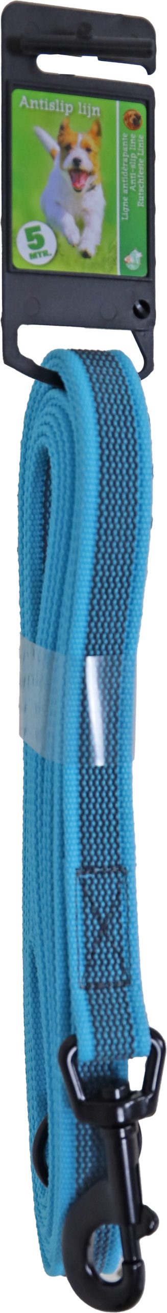 Boon lijn anti slip nylon licht blauw 20mm/500cm