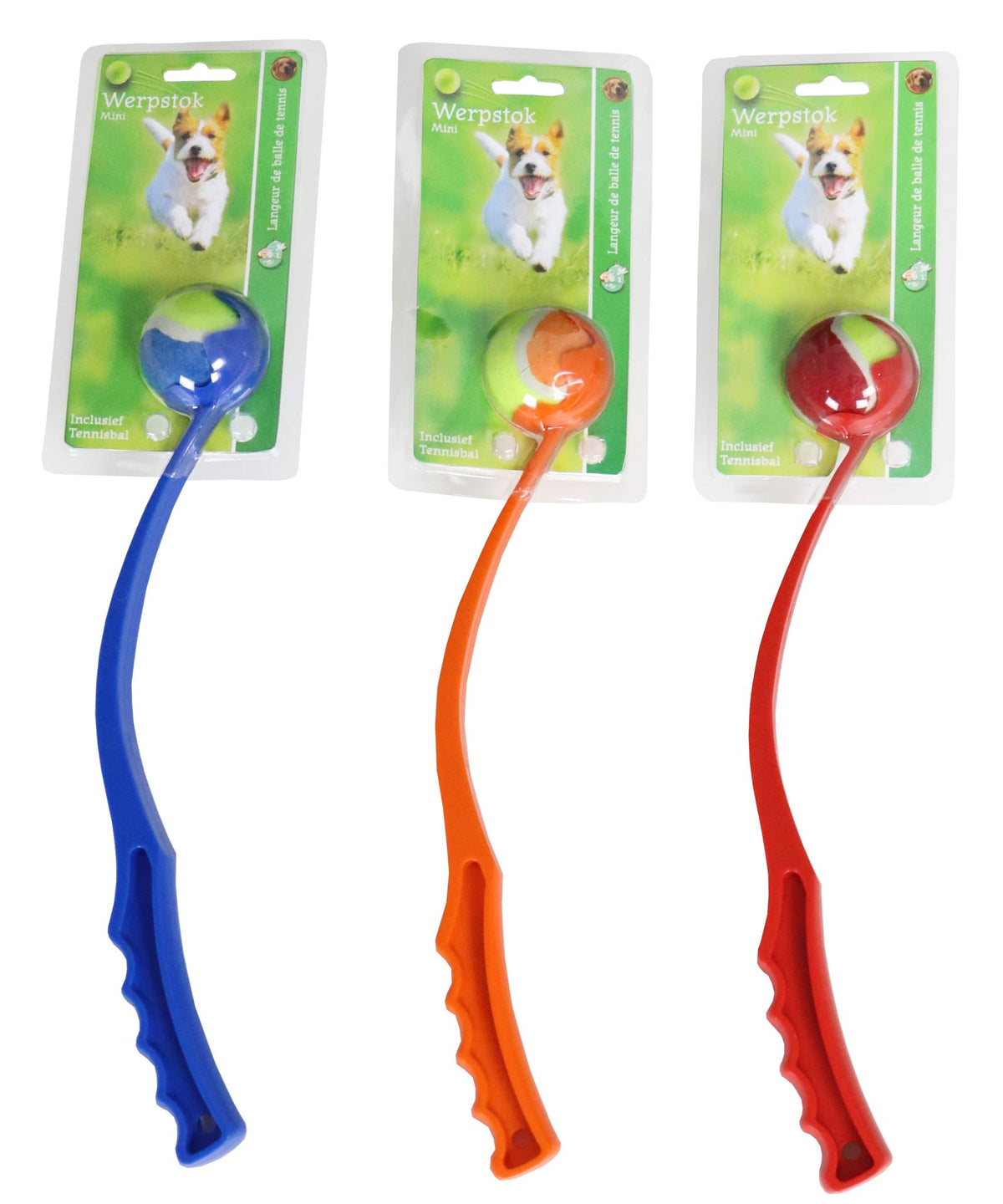 Boon werpstok mini 38cm incl. Tennisbal 5cm