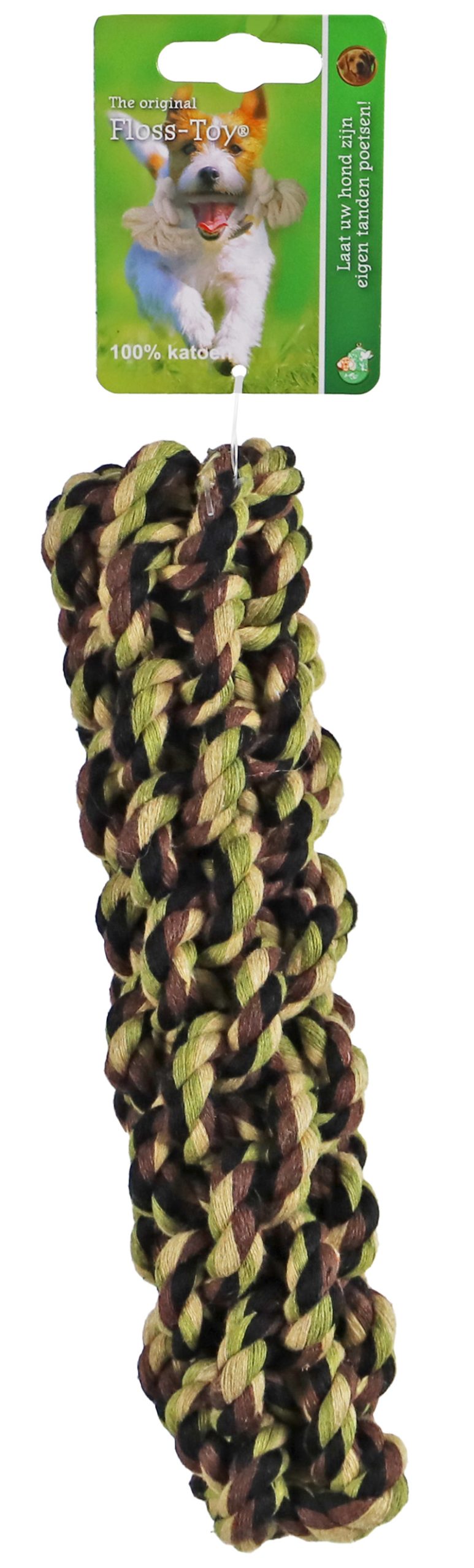 Boon touwstick katoen 22cm camouflage