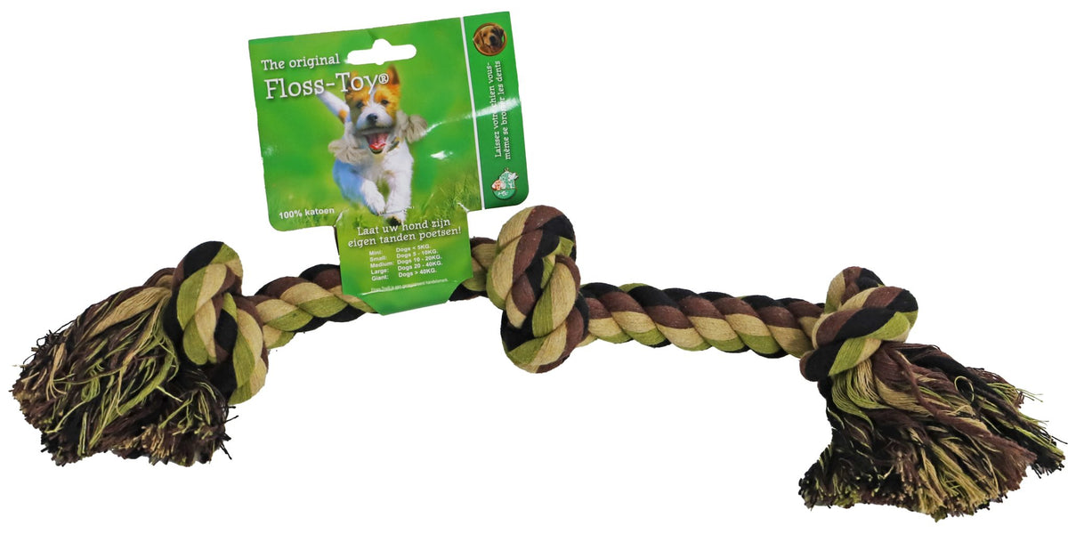 Boon floss toy camouflage 3 knoop