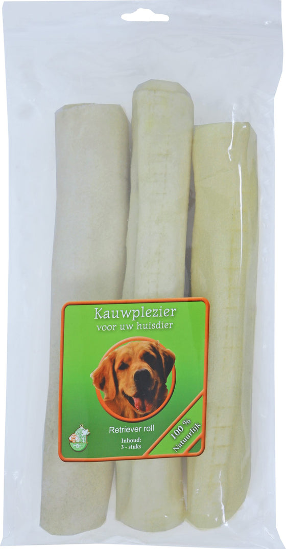 Boon retriever roll wit 22 cm, zak a 3 stuks.