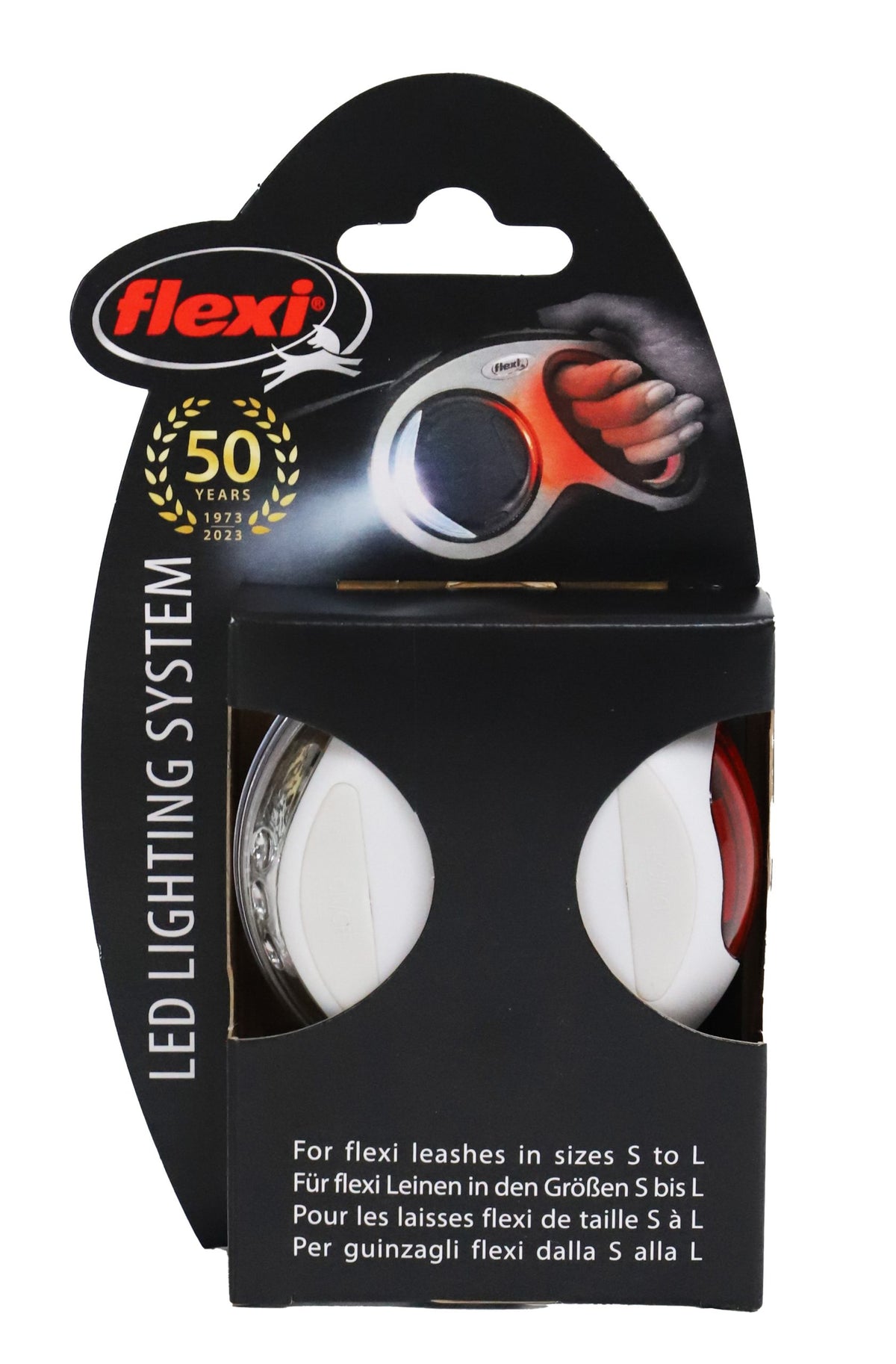 Flexi led lamp oplaadbaar S t/m L grijs