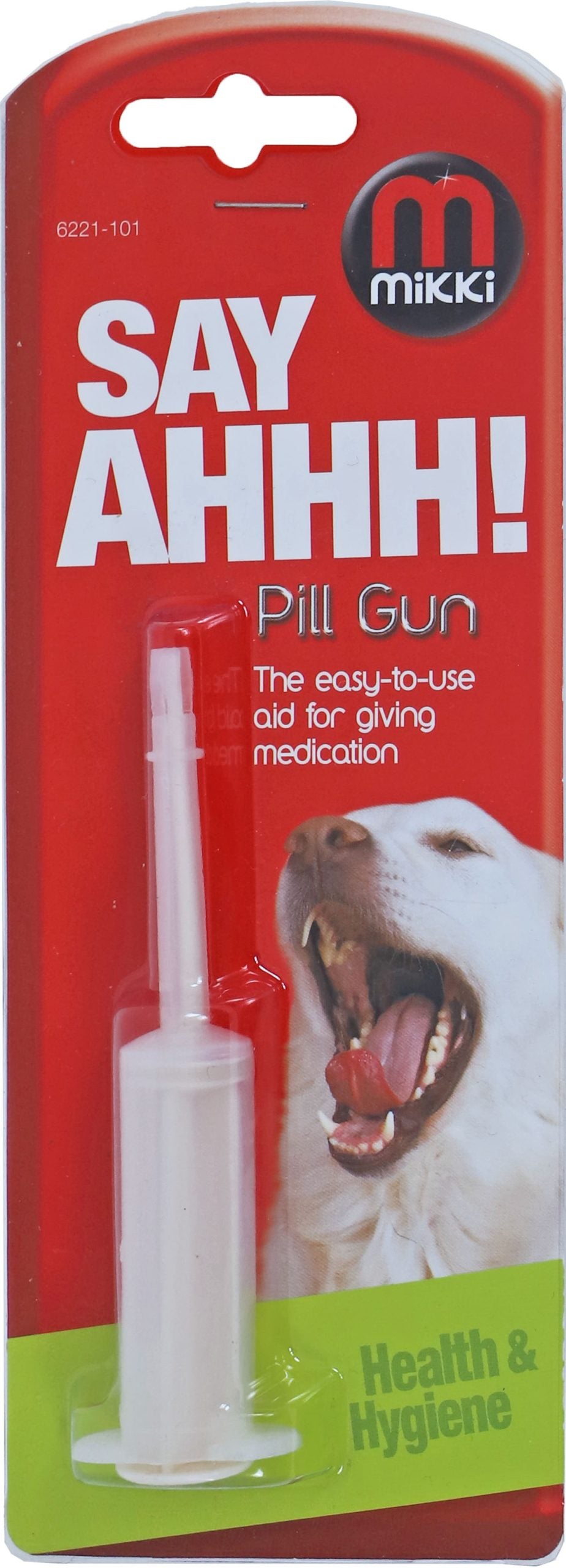 Mikki pill gun, wit transparant.