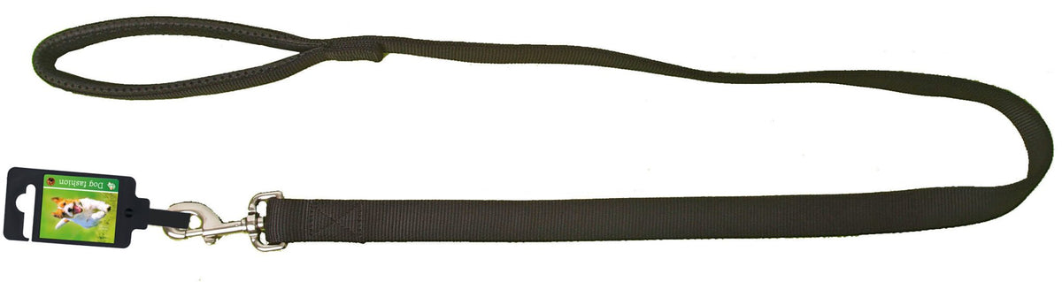 Boon Dog fashion lijn nylon “SP” dubbel 20 mm x 130 cm, zwart.