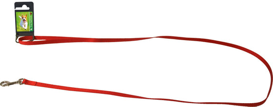 Boon Dog fashion lijn nylon enkel 10 mm x 130 cm, rood.
