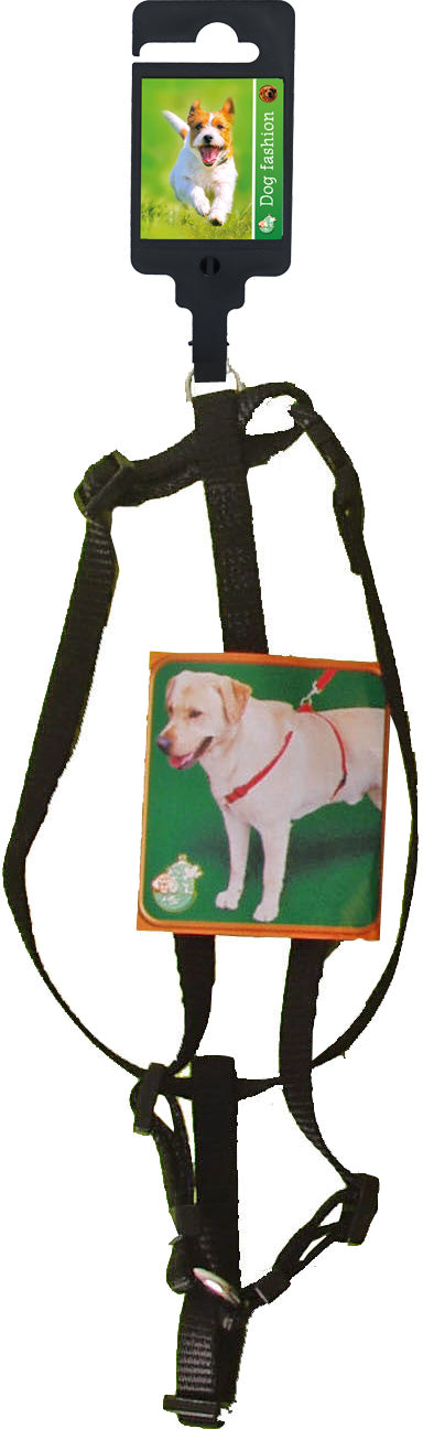 Boon Dog fashion BH-tuig nylon 10 mm x H35-B45 cm, zwart.