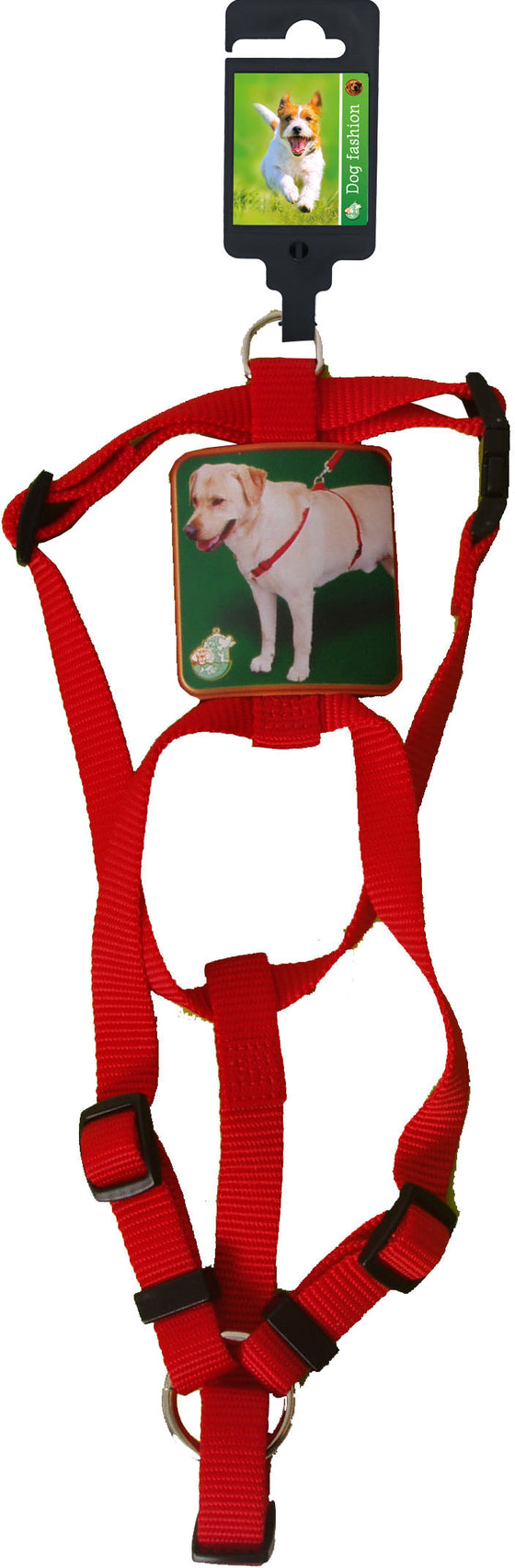Boon Dog fashion BH-tuig nylon 15 mm x H40-B55 cm, rood.