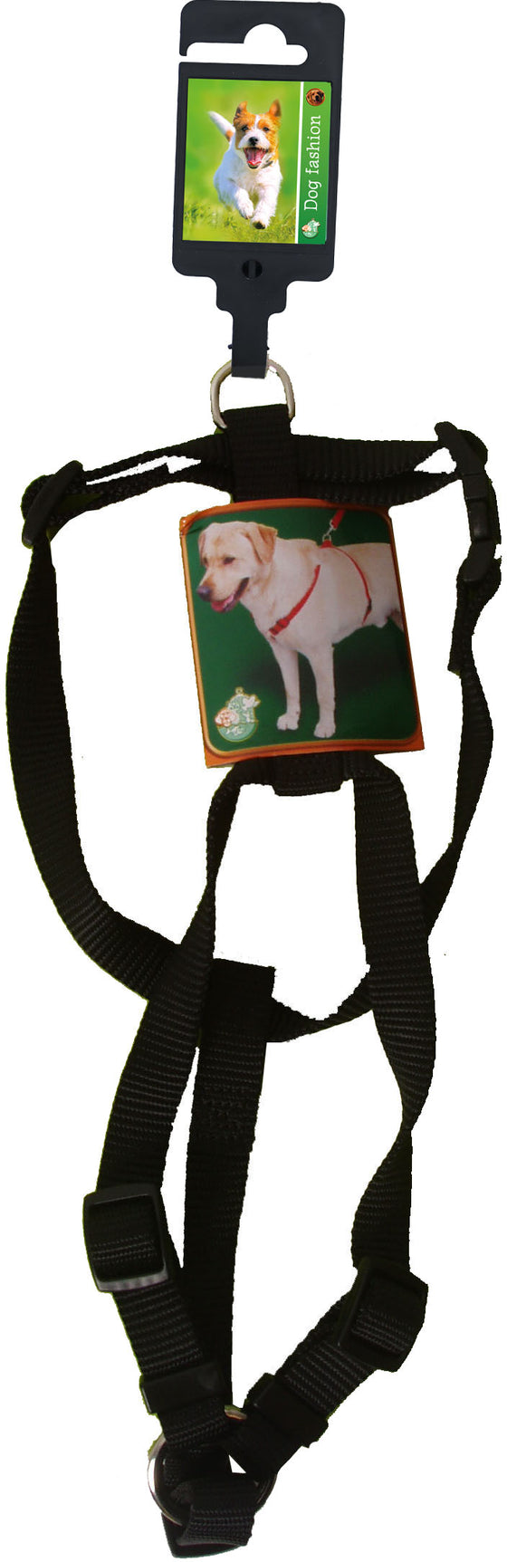 Boon Dog fashion BH-tuig nylon 15 mm x H40-B55 cm, zwart.