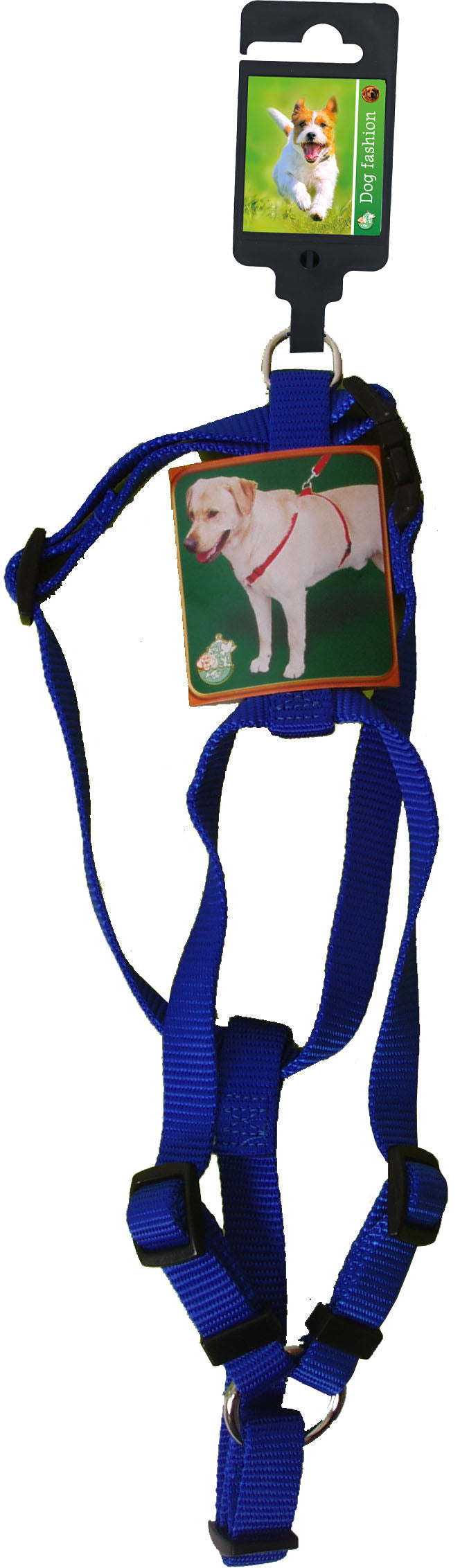 Boon Dog fashion BH-tuig nylon 15 mm x H40-B55 cm, blauw.