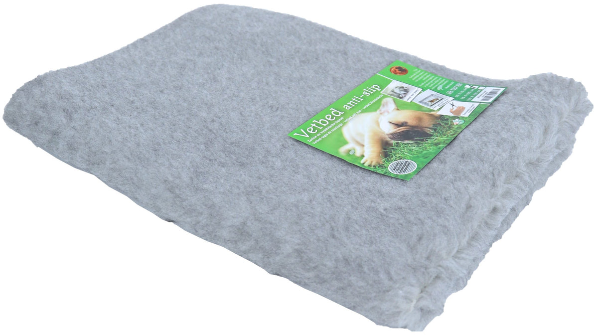 Boon vetbed anti-slip ongebiesd grijs, 100×75 cm.
