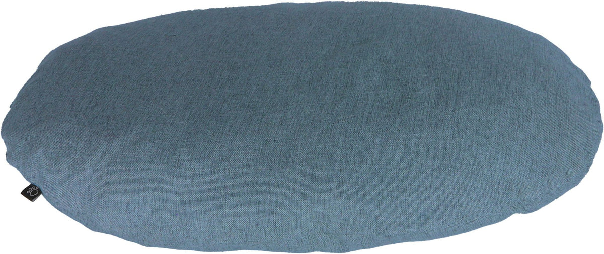 Boony ligkussen met rits blauwgrijs 70 cm