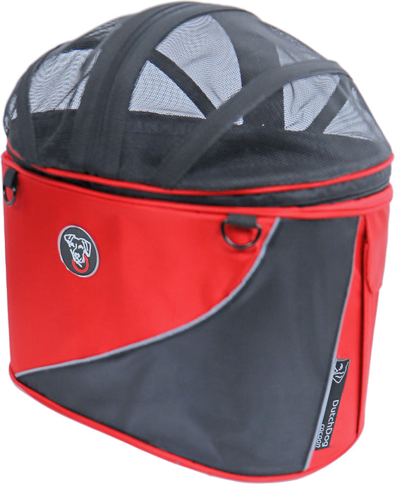 DoggyRide draagtas Cocoon XL, rood/zwart.