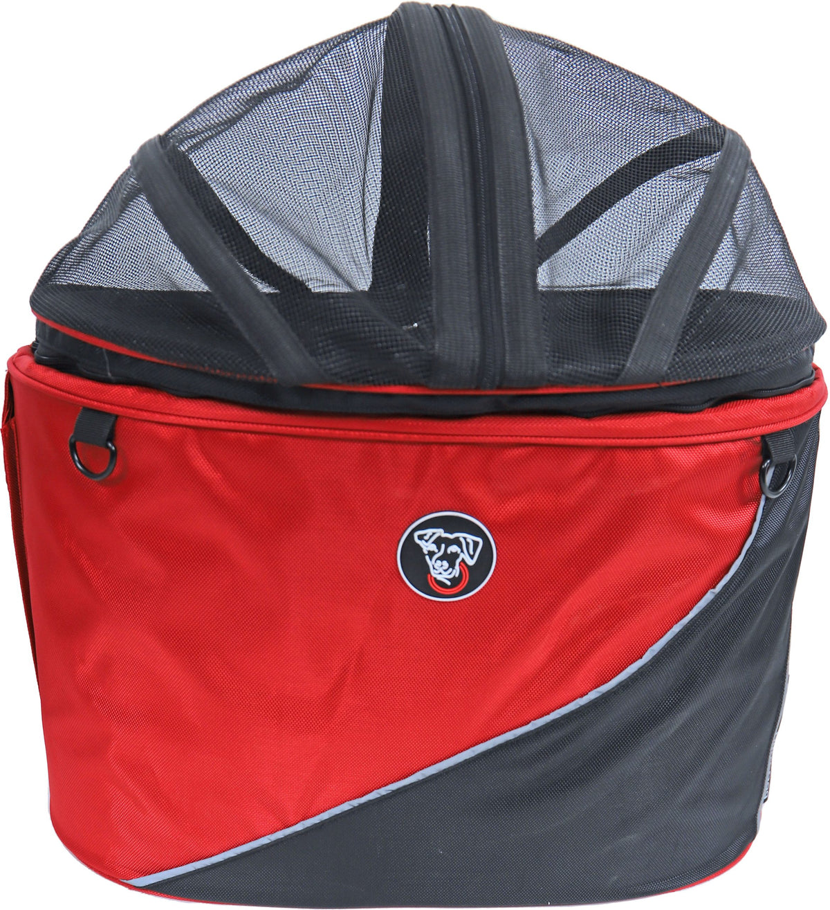 DoggyRide draagtas Cocoon XXL, rood/zwart.