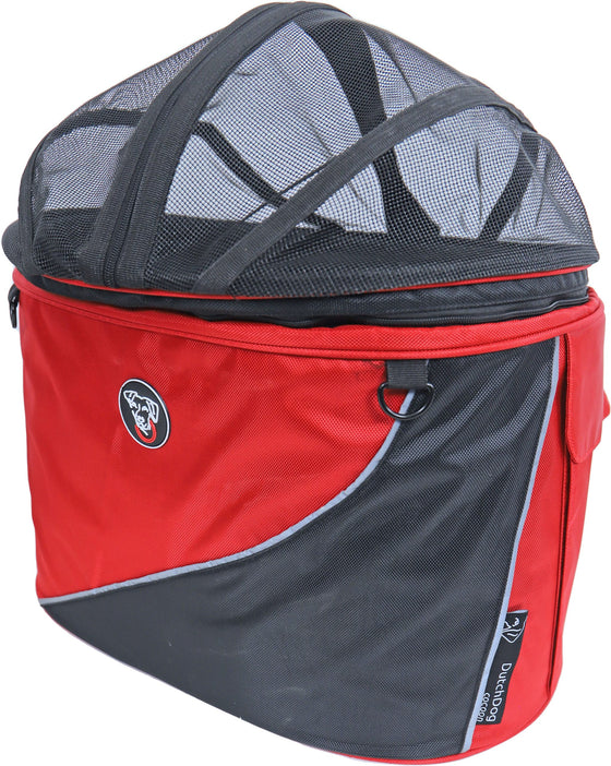 DoggyRide draagtas Cocoon XXL, rood/zwart.
