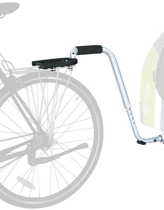 DoggyRide fietskit bagagedrager kop met britch lite, grijs.