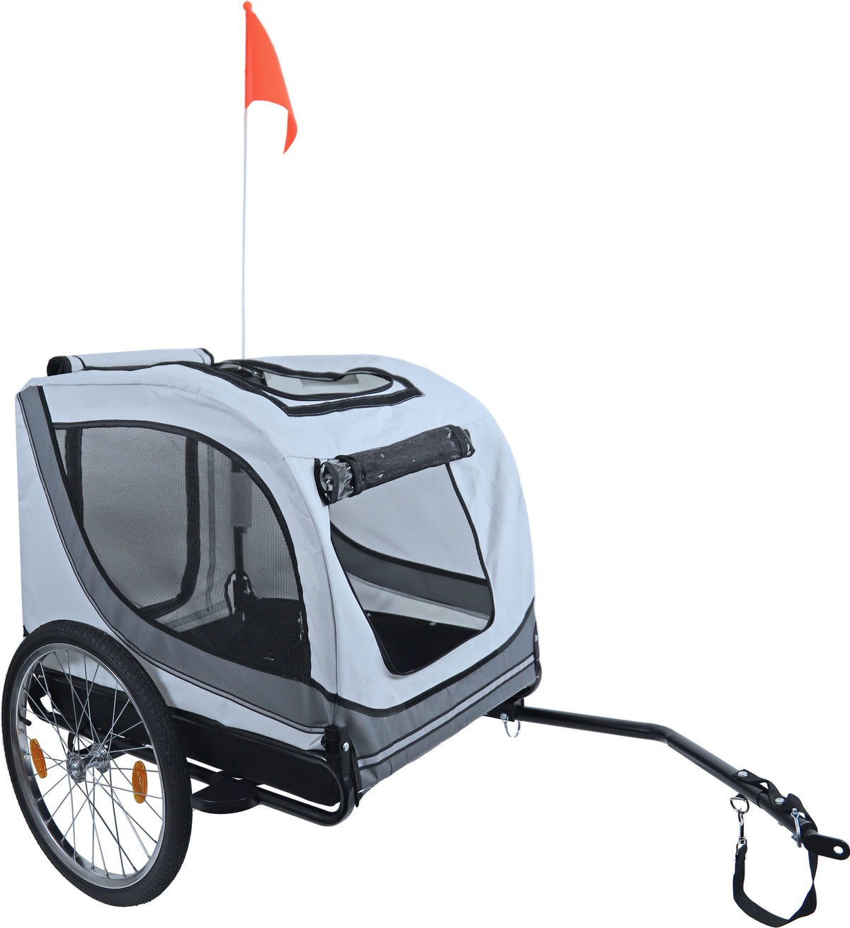 Boon fietskar runner 2 grijs/grijs black edition