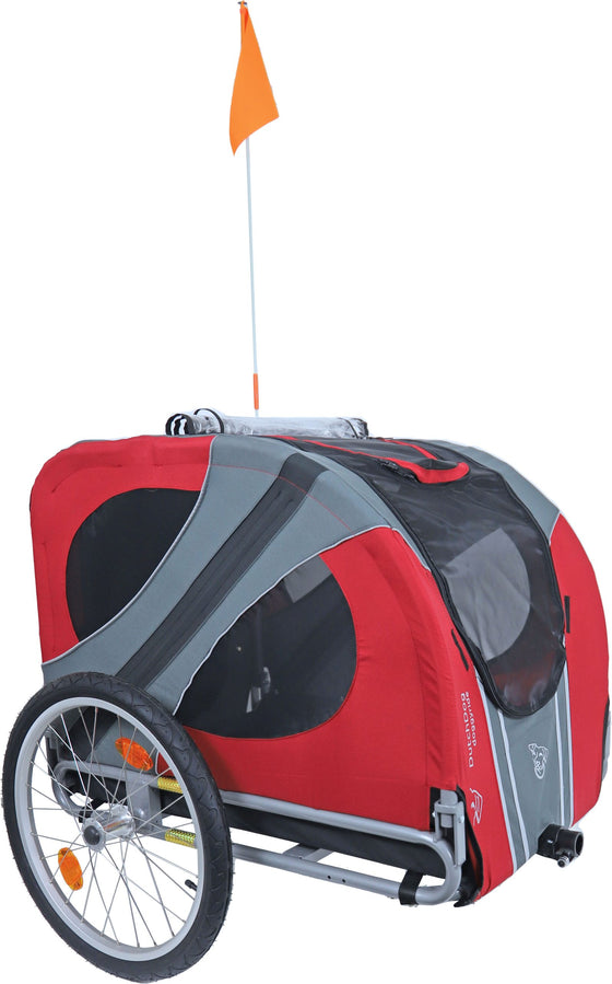 DoggyRide fietskar Novel 20 cabin only, rood/grijs.